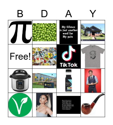 BIRTHDAY BINGO Card