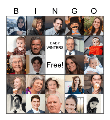 Family BINGO Card