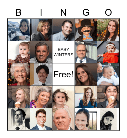 Family BINGO Card