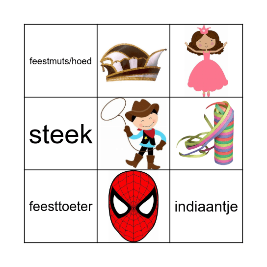 bingo carnaval Bingo Card