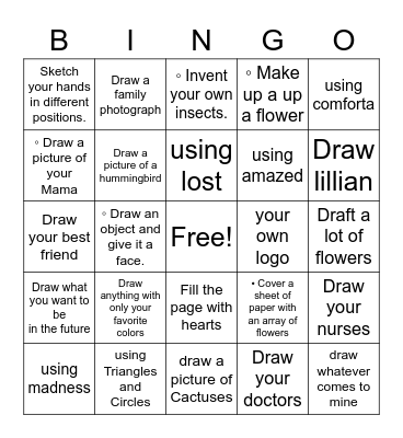 Create Bingo Card