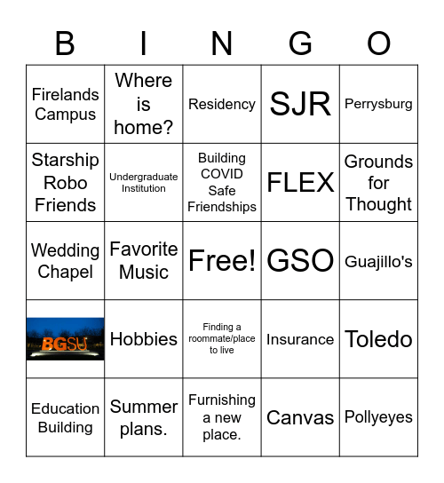 I-Days Bingo! Bingo Card