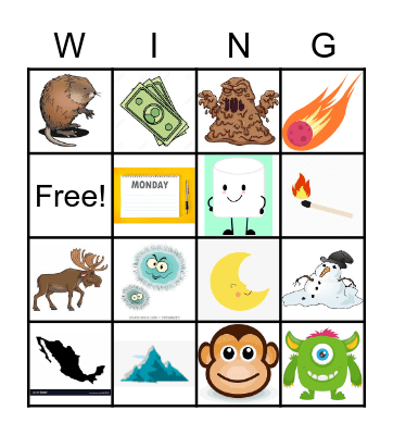 Magic Monday Bingo Card