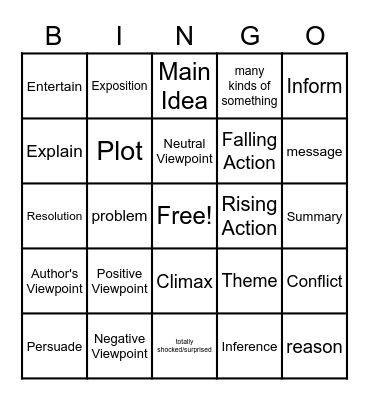 Mid-Year Review Bingo Card