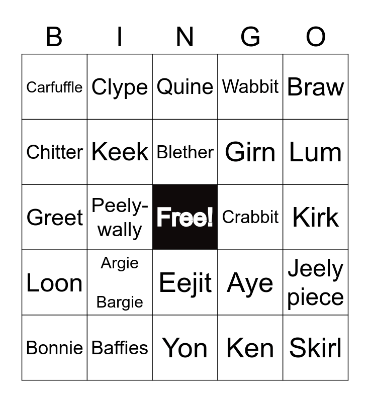 scottish-word-bingo-card