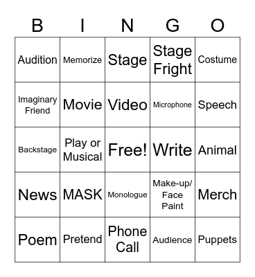 Never Have I Ever Bingo Card