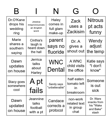 Send an IM When A block has occured Bingo Card