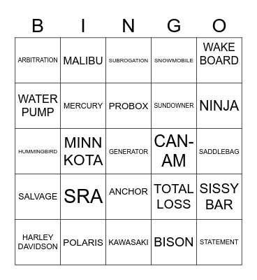 Virtual Holiday Party Bingo Card