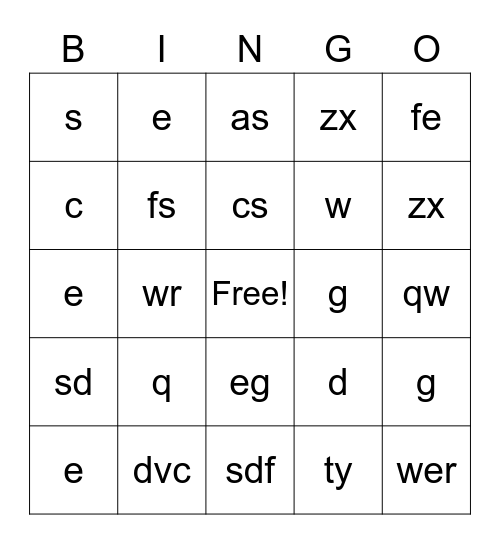 AnimalesColo Bingo Card