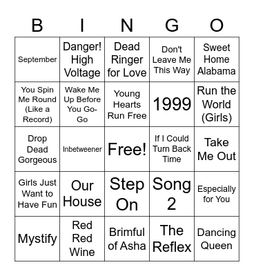 Sophie's Birthday Bingo! Game 1 Bingo Card