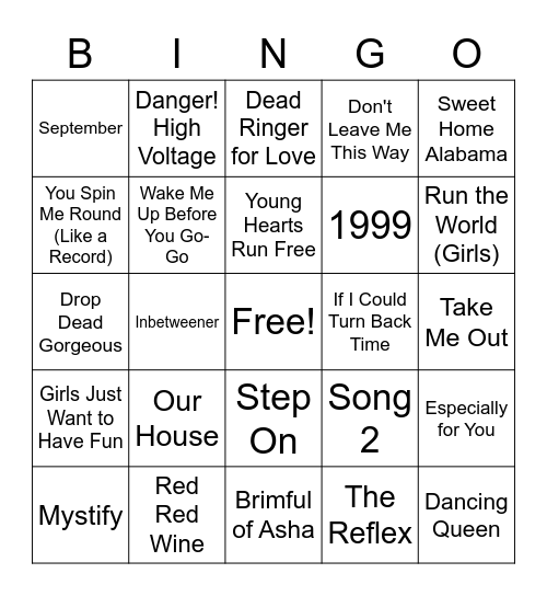 Sophie's Birthday Bingo! Game 1 Bingo Card
