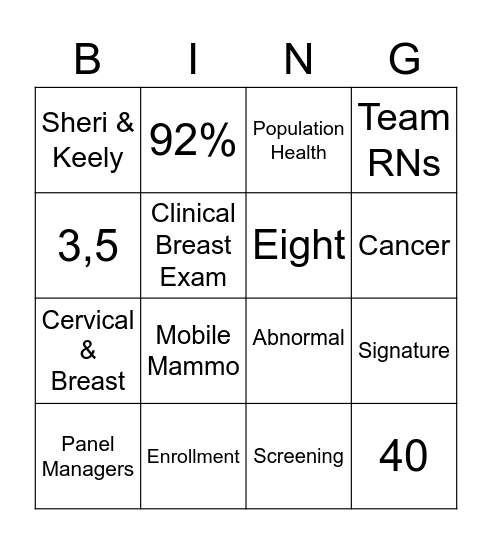 MCSP Bingo Card