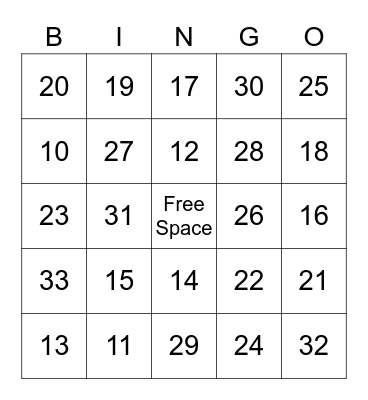 Adding 10 and Multiples of 10 Bingo Card