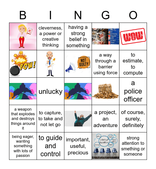 Sherlock Holmes Part 2 Bingo Card