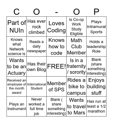 Professional Development Bingo Card
