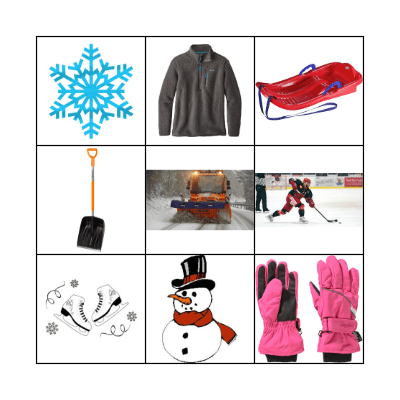 Winter Bingo Card