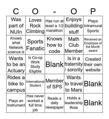 Professional Development Bingo Card