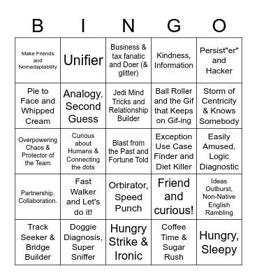 Tax Tech Pokemon Bingo Card