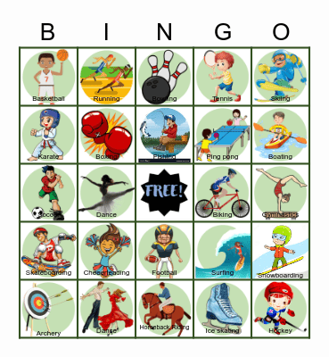 SPORTS BINGO Card