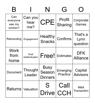 LWBJ Bingo Card