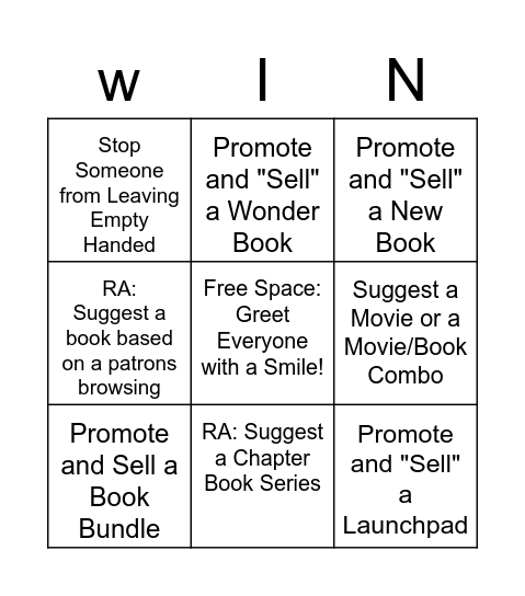 "CHECK IT OUT"  BINGO Card