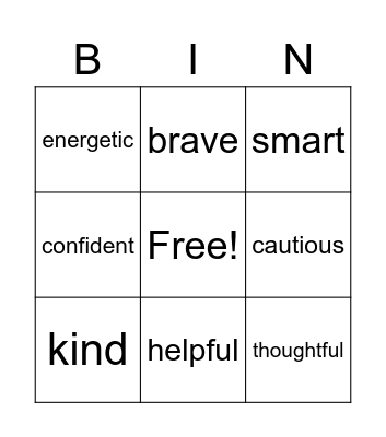 Leadership Bingo Card