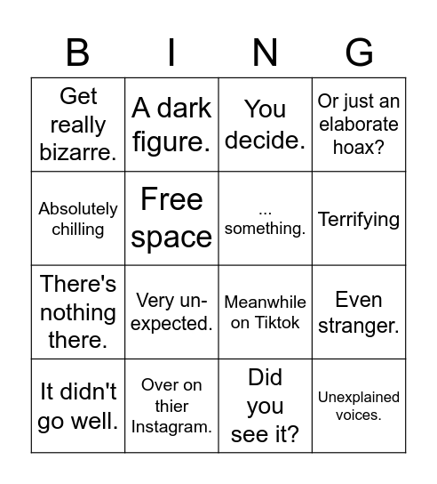 NUKES TOP 5 Bingo Card