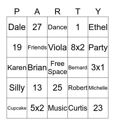 ICT-idee     Tafels van 1 t/m 10 Bingo Card