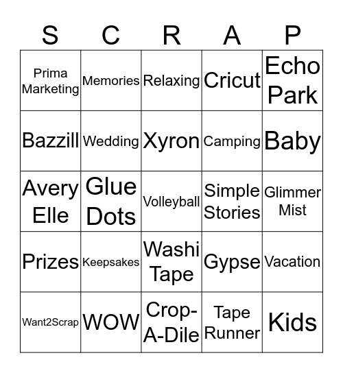 F.R.O.G Retreat Bingo Card