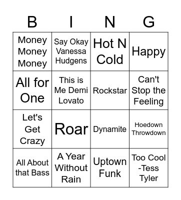 SW 2 Bingo Card