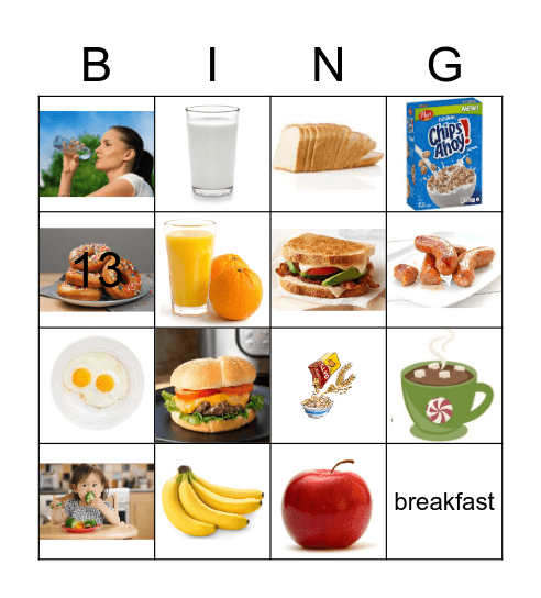 csl2 Breakfast Bingo Card