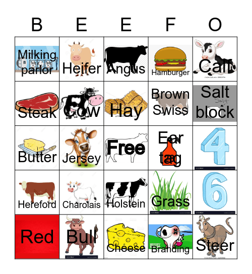 AG in the Classroom Bingo Card