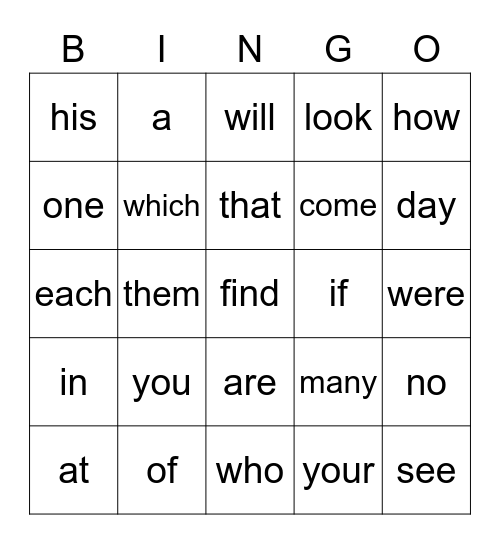 1st-fry-words-3-bingo-card