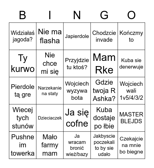 Kulturalne rozgrywki w lola Bingo Card
