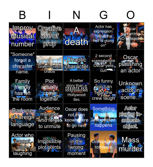 Mischief Bingo Card