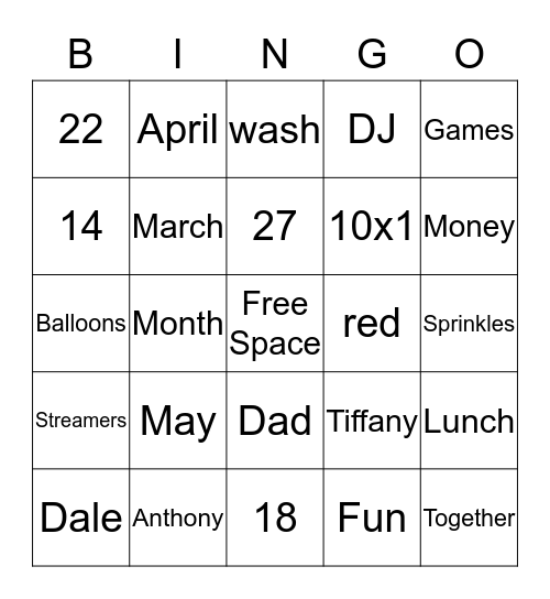 ICT-idee     Tafels van 1 t/m 10 Bingo Card