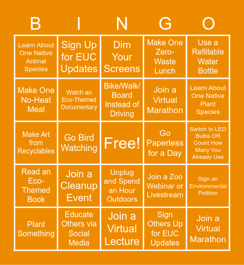 #KeepItGolden Bingo Card