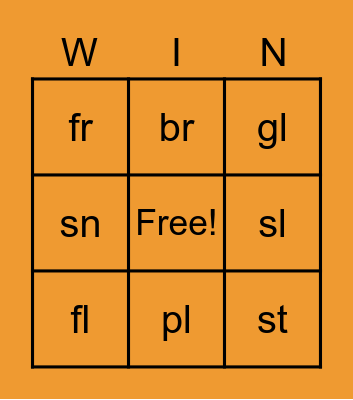 Blender Blends Bingo Card