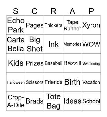 F.R.O.G Retreat Bingo Card