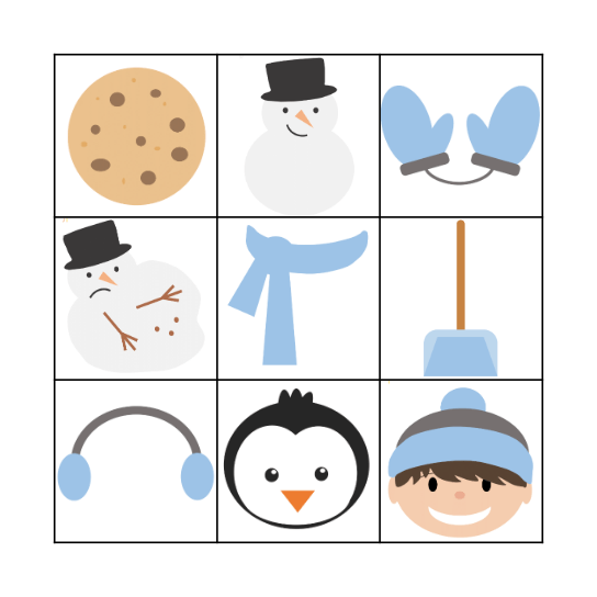 Winterbingo Card