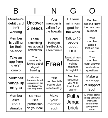 Fun at Work-INBOUND Bingo Card