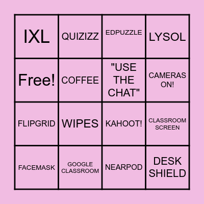 TECH THURSDAY Bingo Card