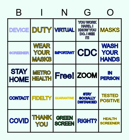 PROFESSIONAL DEVELOPMENT BINGO! Bingo Card