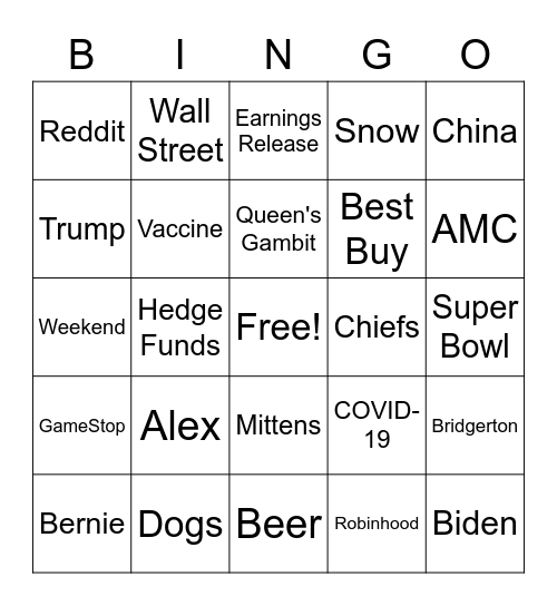 Supplier Small Talk Bingo Card