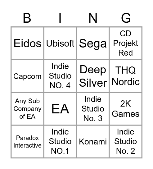 Microsoft 2021 buyouts Bingo Card