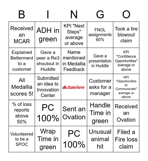 AutoILR BINGO Card