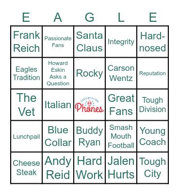 Let's Go To The Phones Press Conference Bingo Card