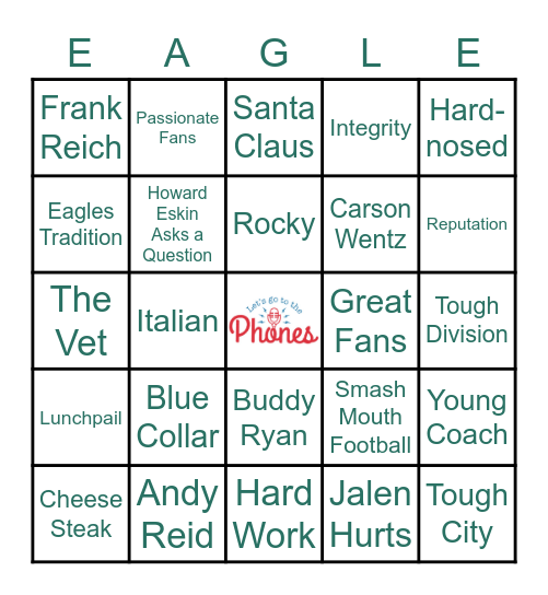 Let's Go To The Phones Press Conference Bingo Card