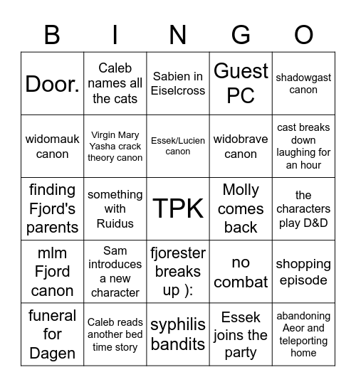 Why is 123 so long? Bingo Card