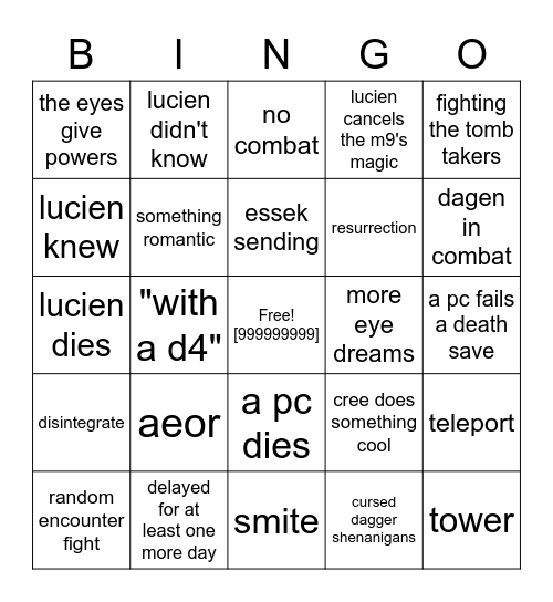 C2E123 Bingo Card